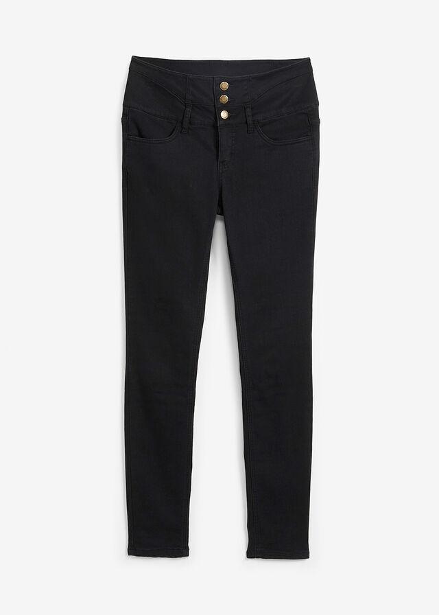 CZARNE SPODNIE JEANS 