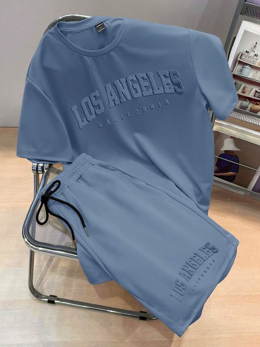 komplet t-shirt spodenki