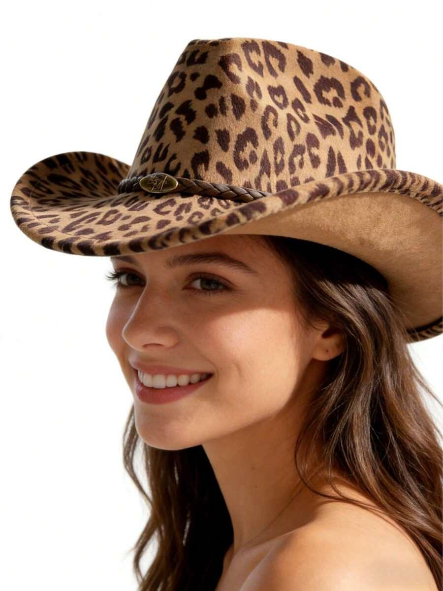 KAPELUSZ kowbojski animal print 