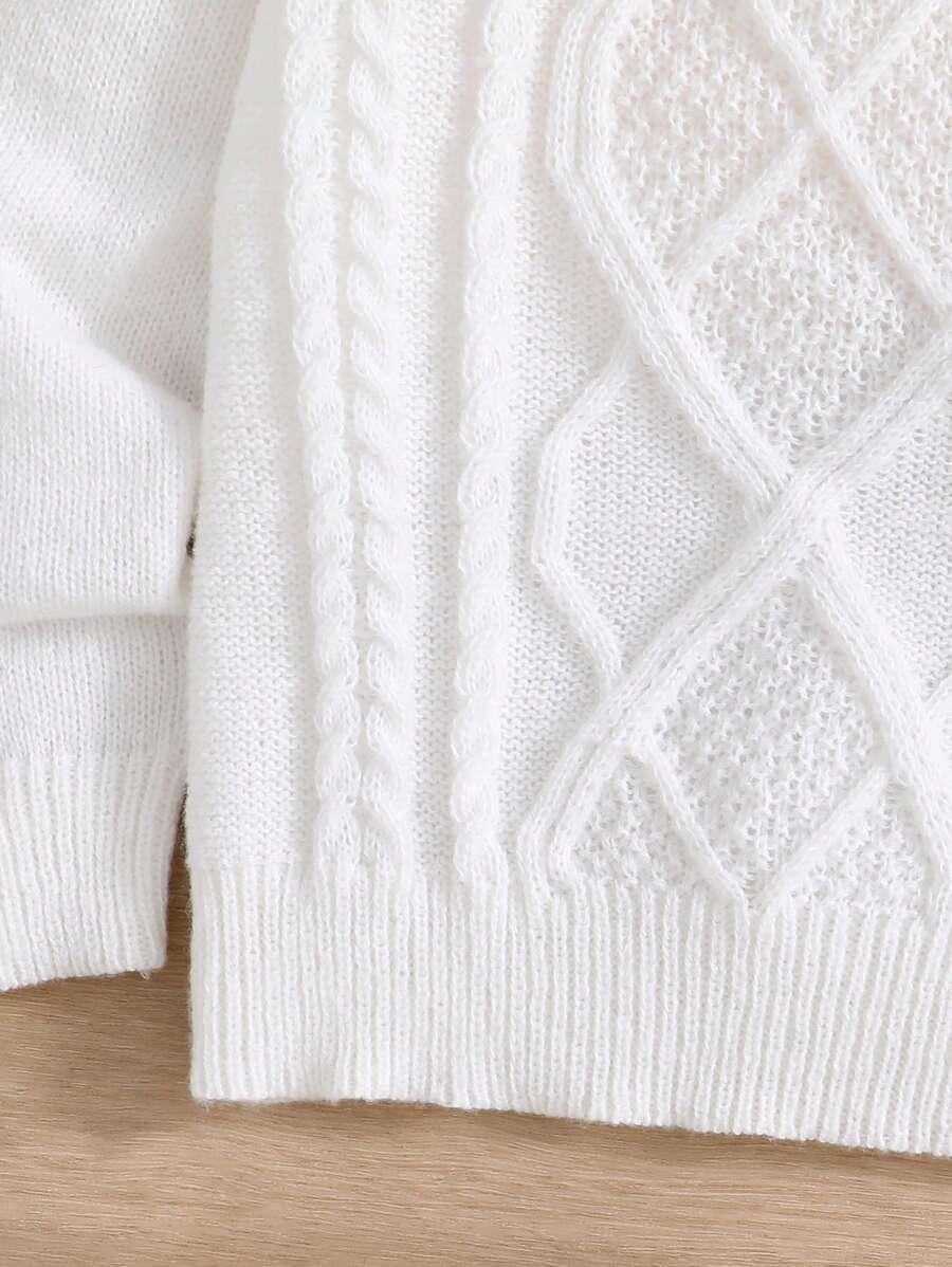 BIAŁY SWETER GOLF