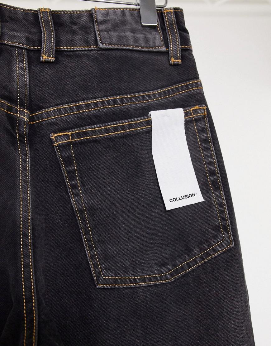 czarne spodnie jeans 