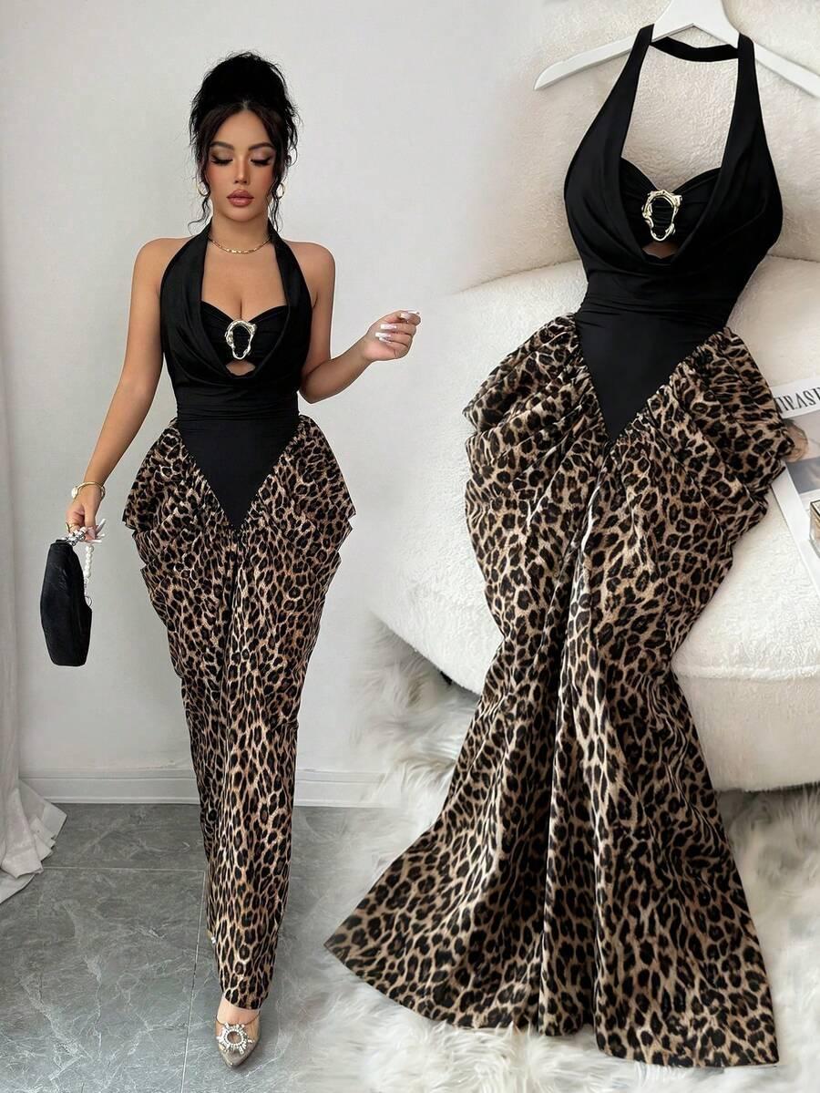 sukienka animal print