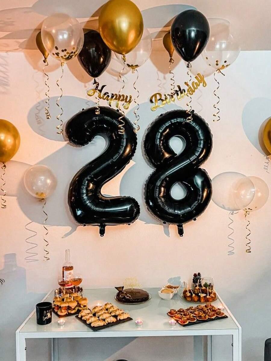 balon w kształcie cyfry 2