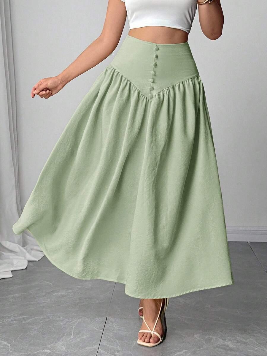 SPÓDNICA MAXI ROZKLOSZOWANA