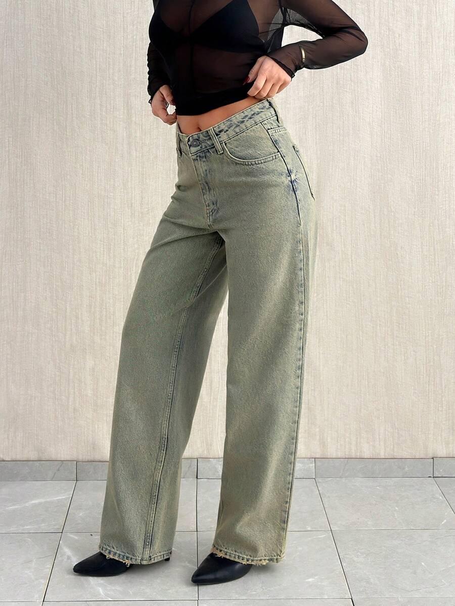 PROSTE SPODNIE JEANS VINTAGE