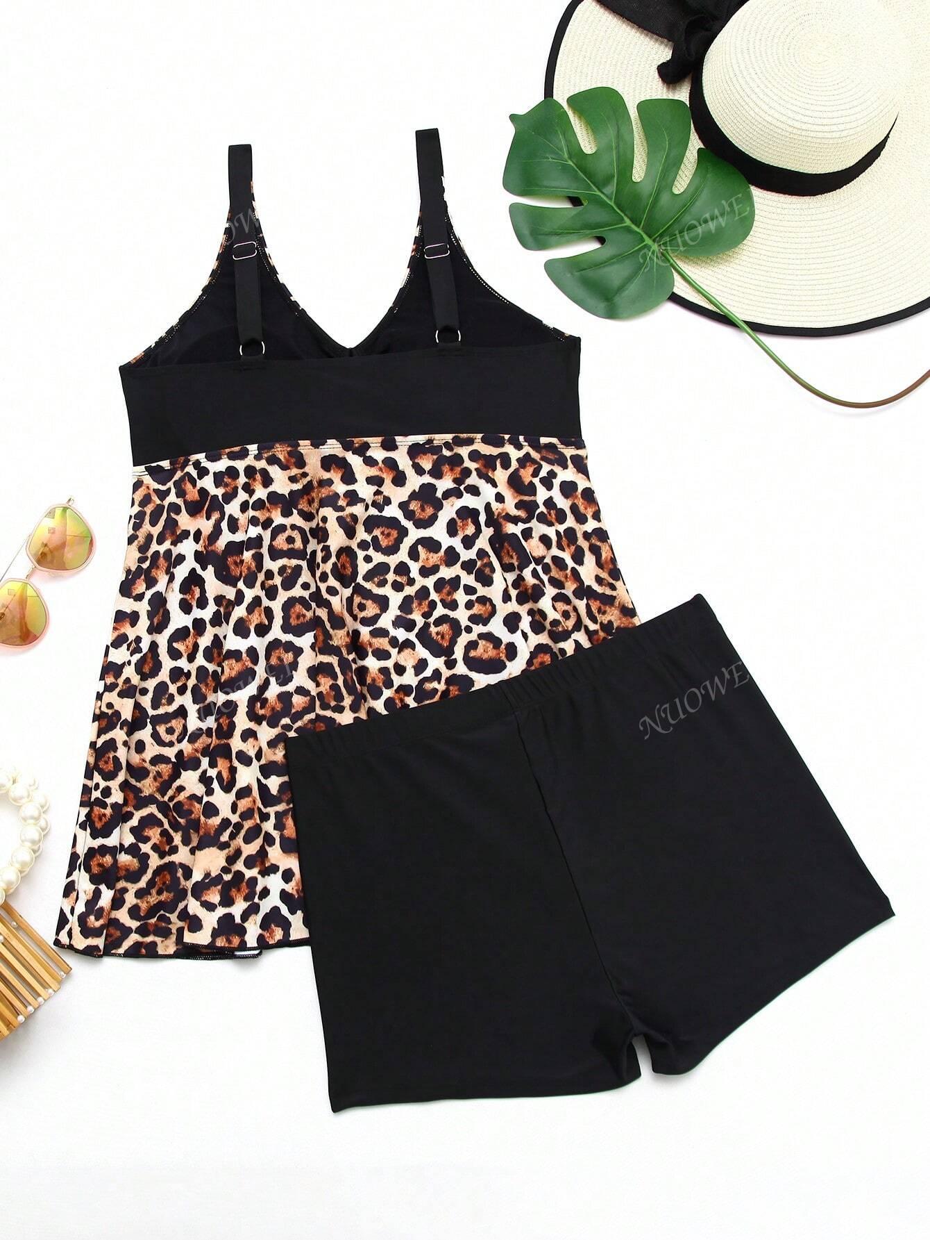 DWUCZĘŚCIOWY STRÓJ KĄPIELOWY ANIMAL PRINT