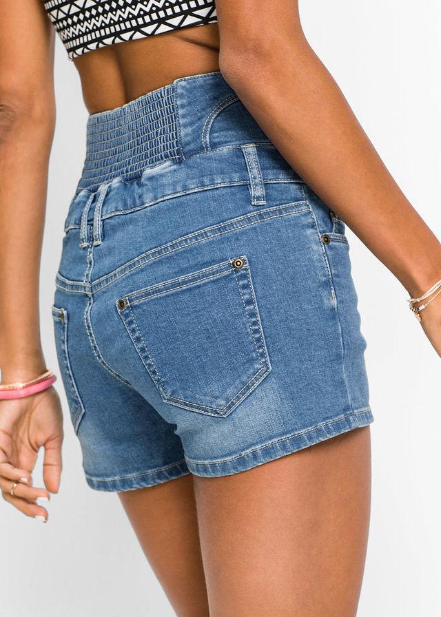 spodenki jeans guziki