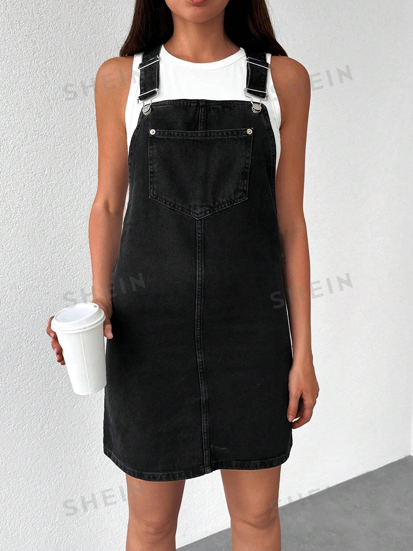 szara JEANSOWA SUKIENKA mini