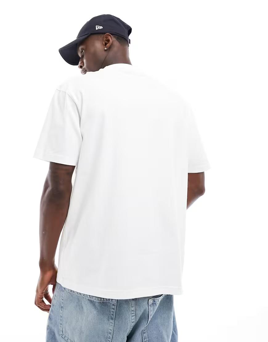 klasyczny gładki biały t-shirt