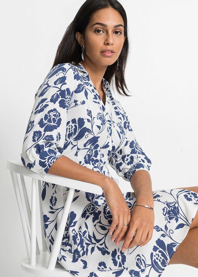 sukienka kołnierzyk wzór