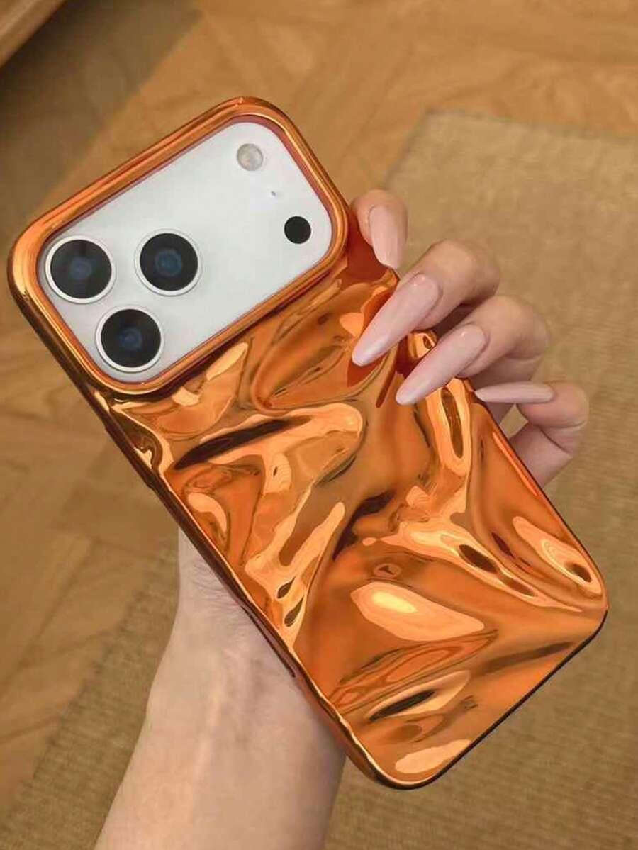 pomarańczowe etui na telefon 