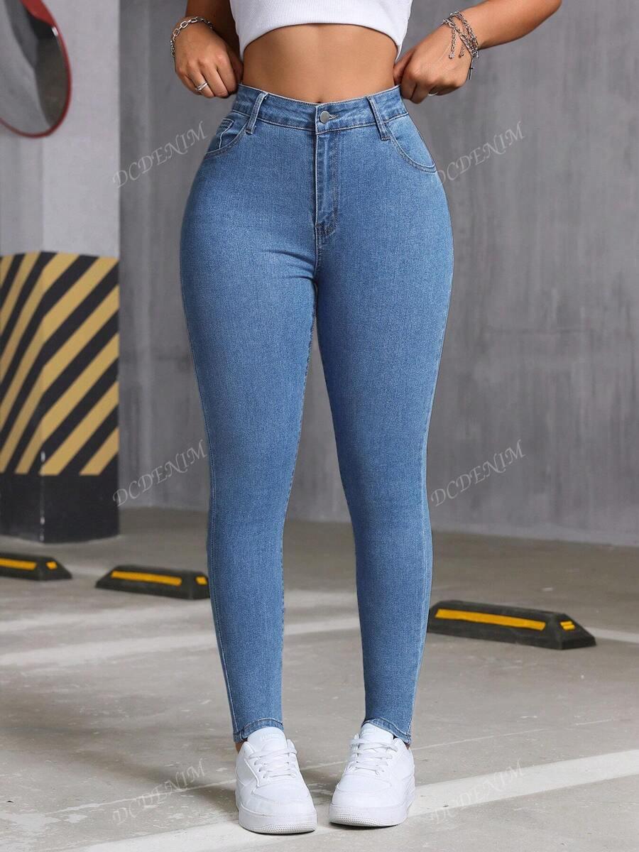 NIEBIESKIE SPODNIE JEANS