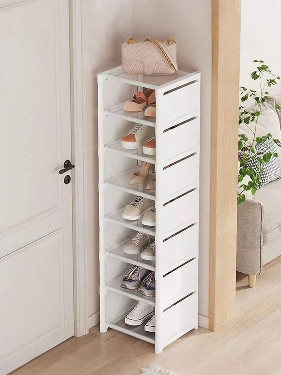 biały ogranizer na buty 5 półek