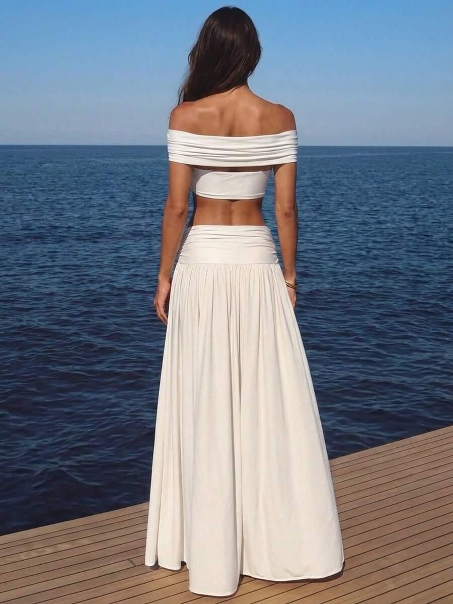 Komplet SPÓDNICA MAXI top