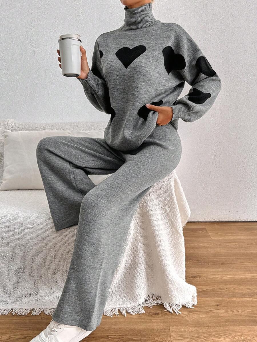 sweter spodnie komplet