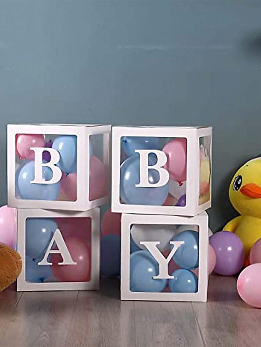 dekoracja pudełka napis baby
