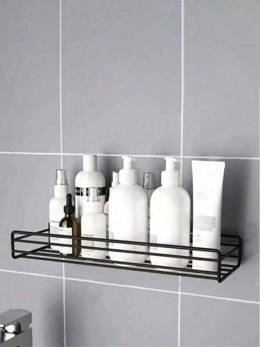 CZARNA PÓŁKA łazienkowa