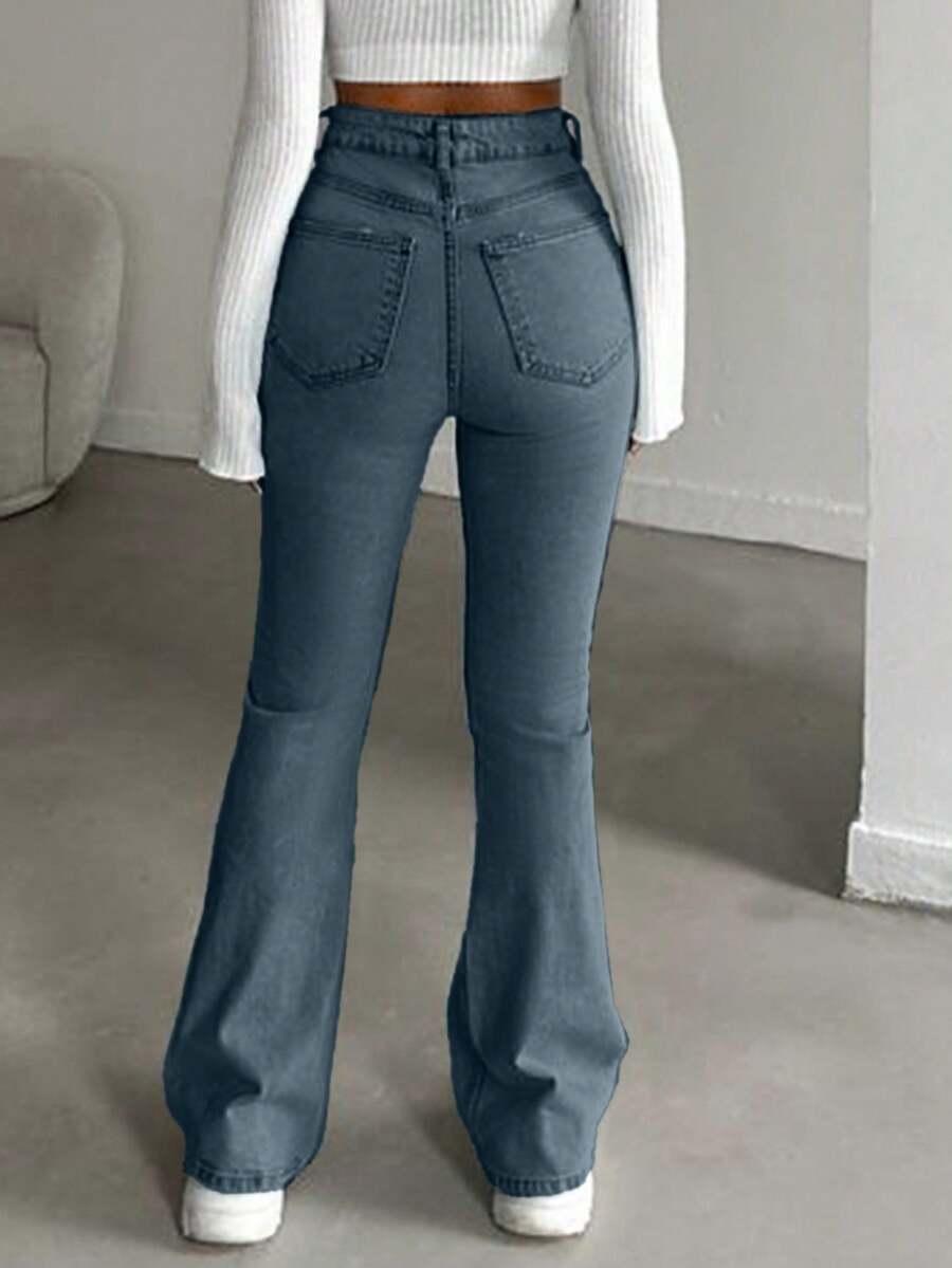 spodnie jeans dzwony