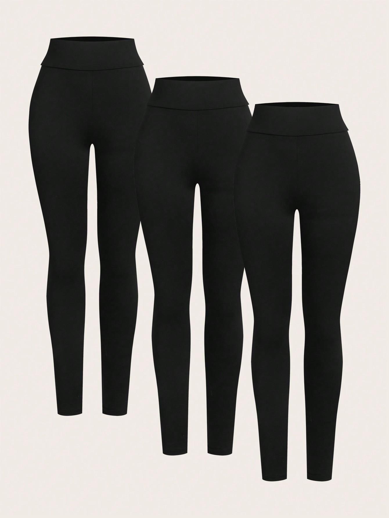 CZARNE LEGGINSY 2-pack
