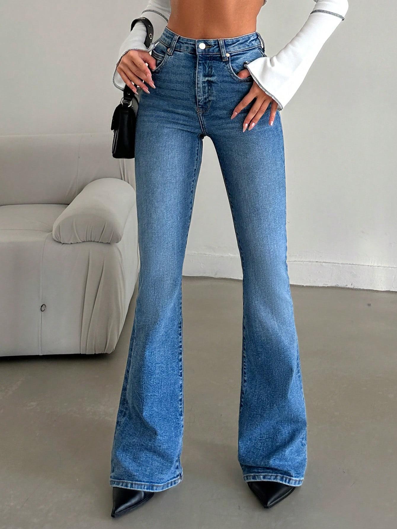 SPODNIE JEANS WYSOKI STAN