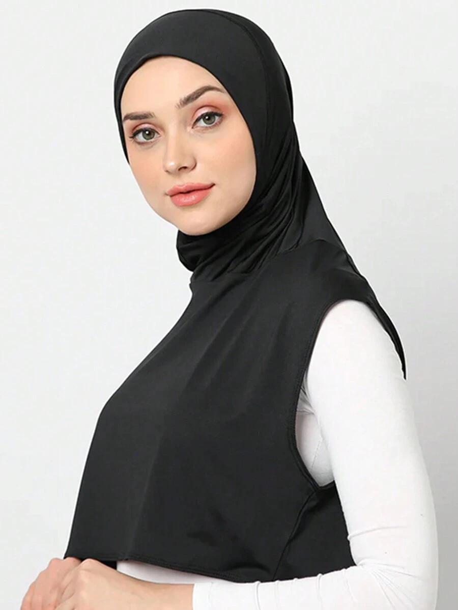 CZARNY turban na głowę 