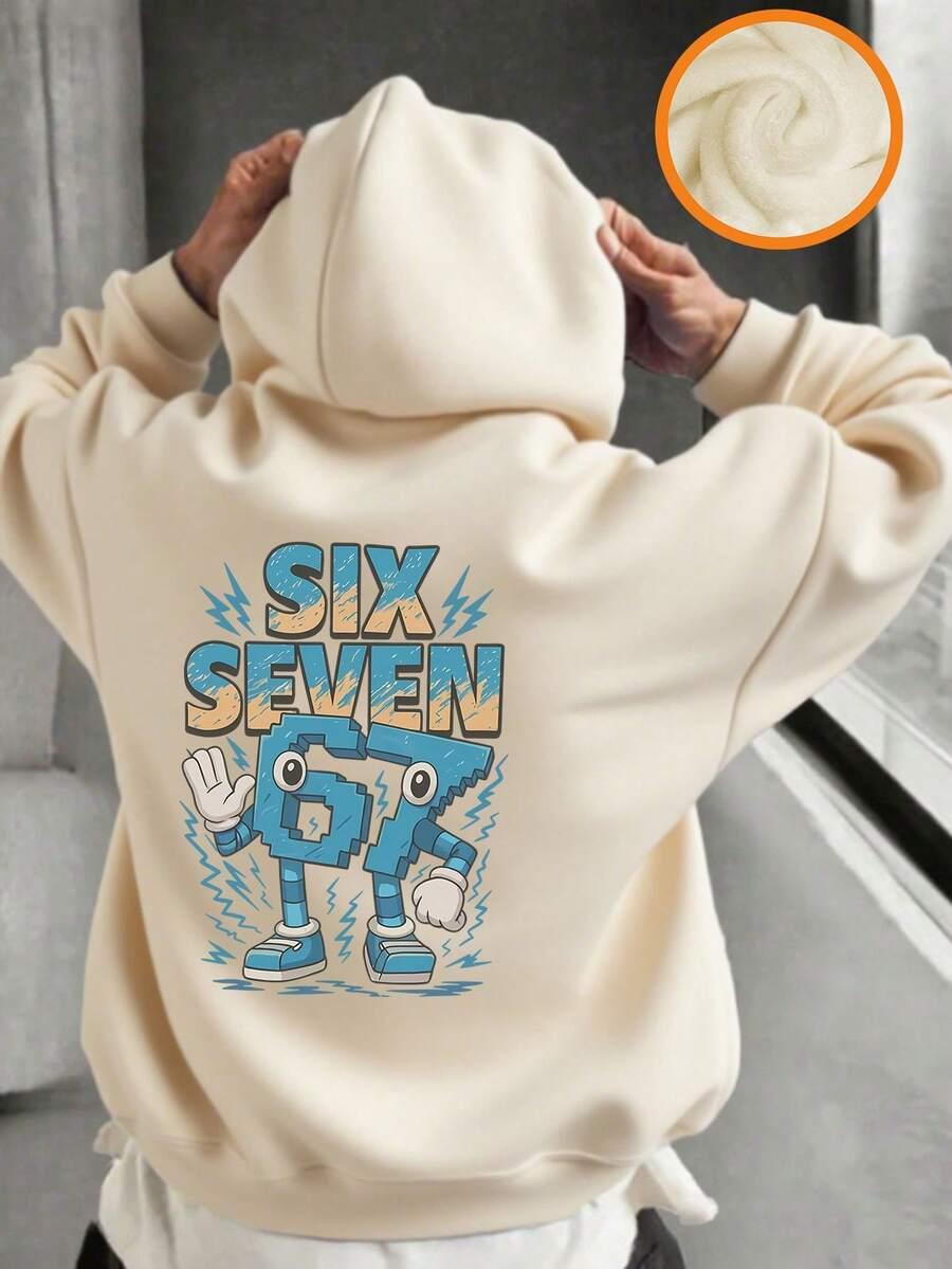 beżowa bluza nadruk 