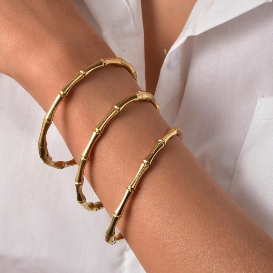 złota bransoletka 3-pack