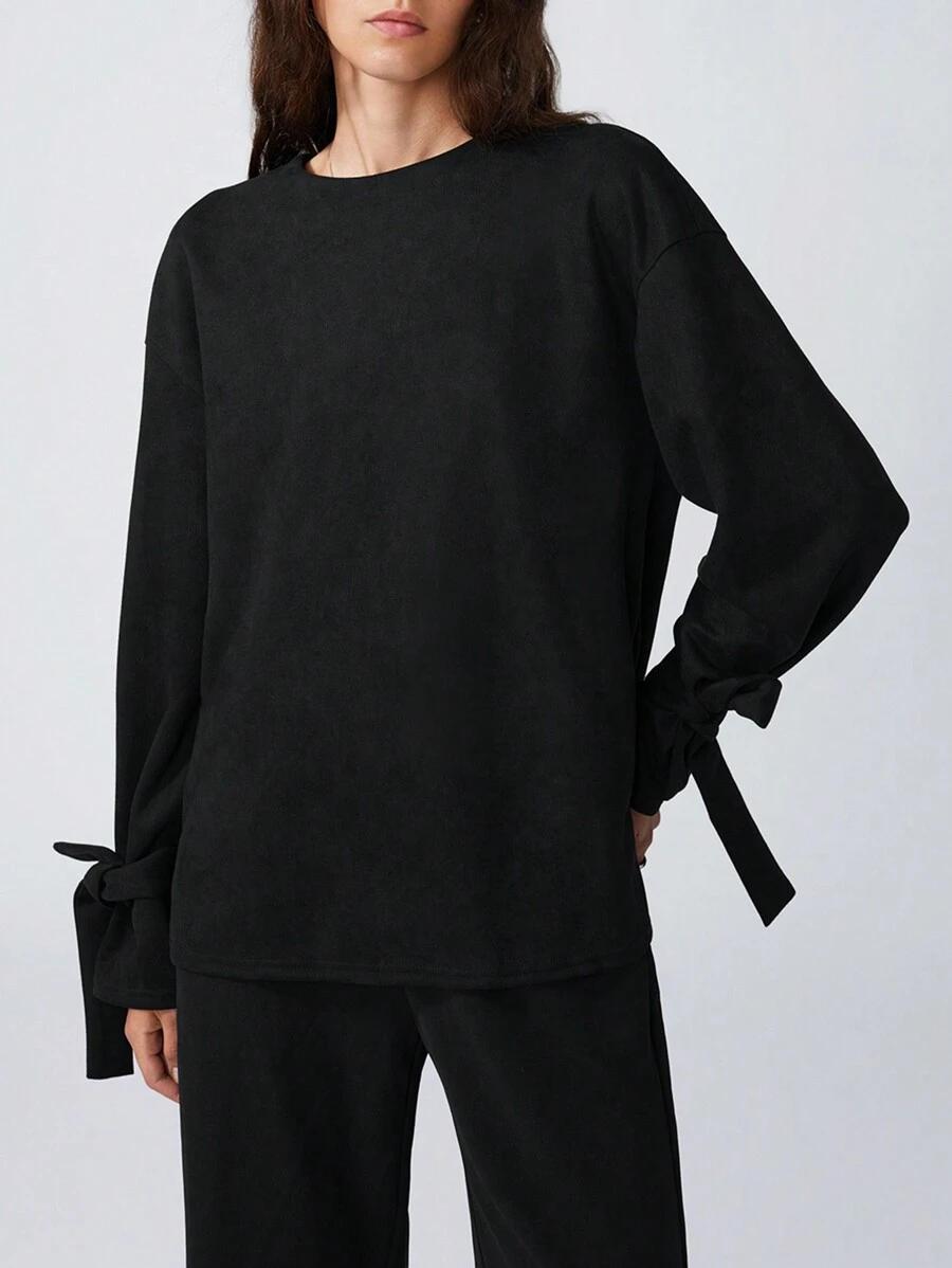 BLUZA IMITACJA zamszu guziki