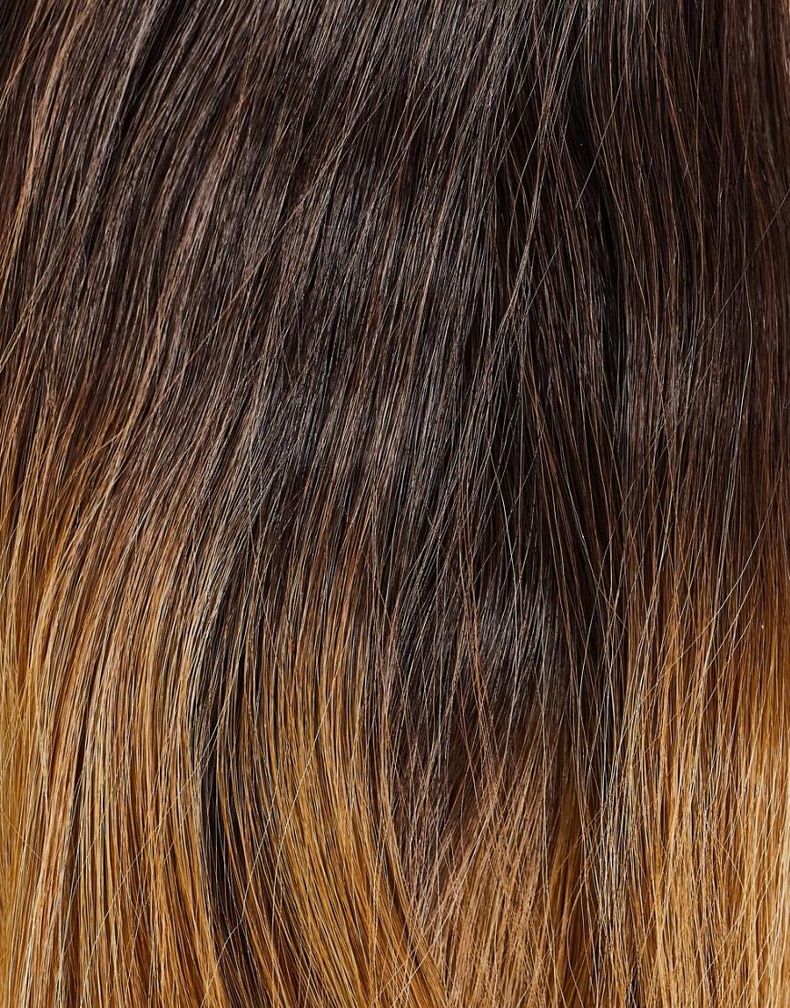 sztuczne włosy kucyk honey balayage 