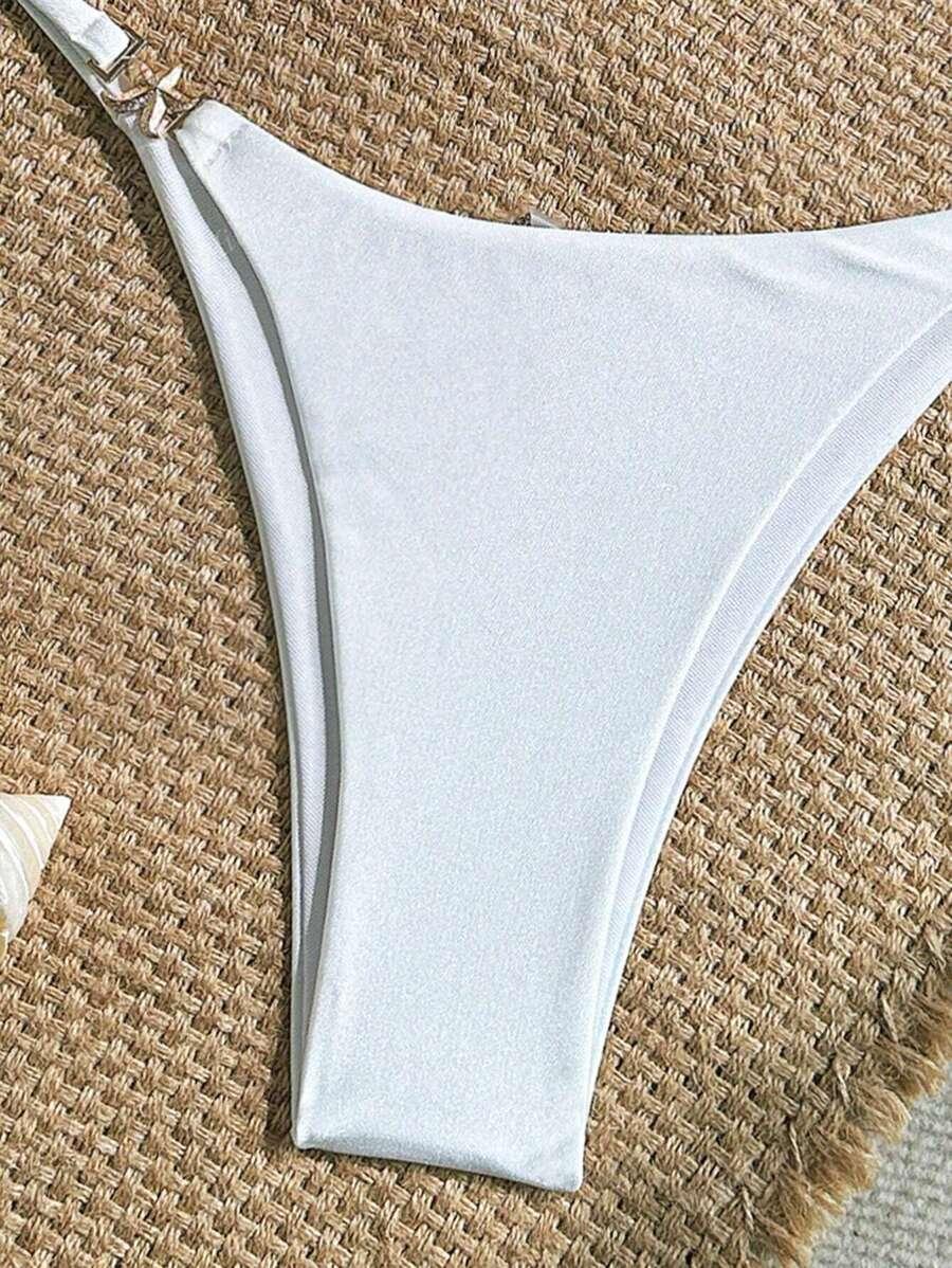 BIAŁY DWUCZĘŚCIOWY ZESTAW BIKINI