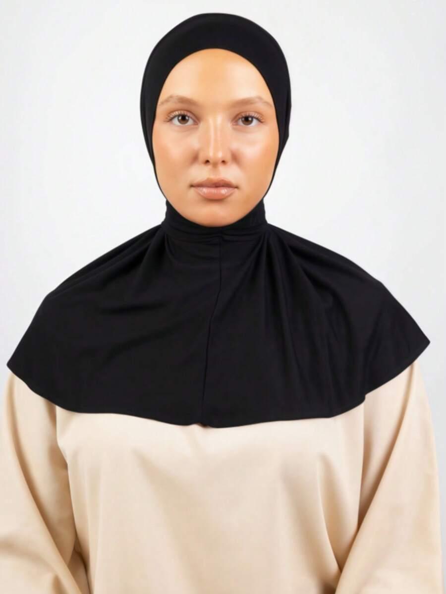 czarny hidżab chusta 