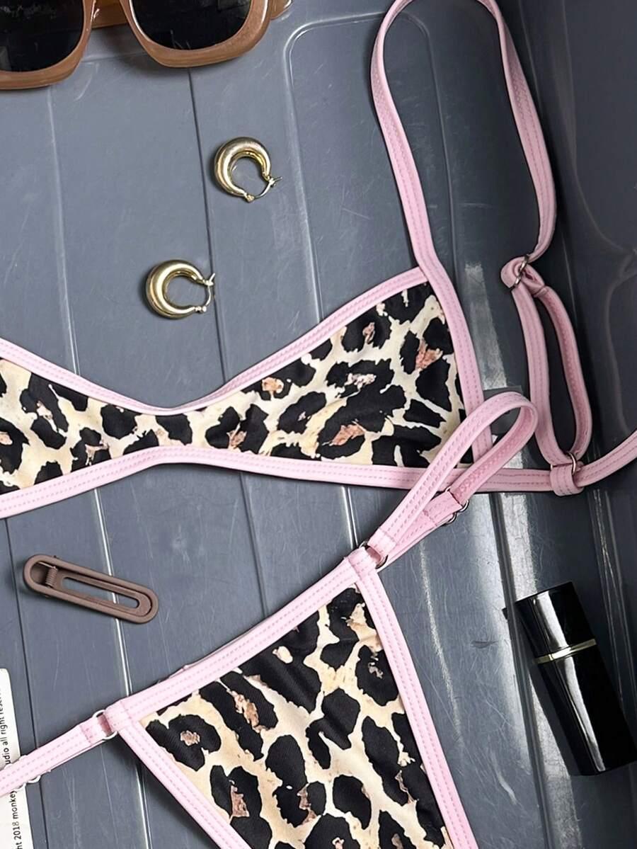 strój kąpielowy animal print