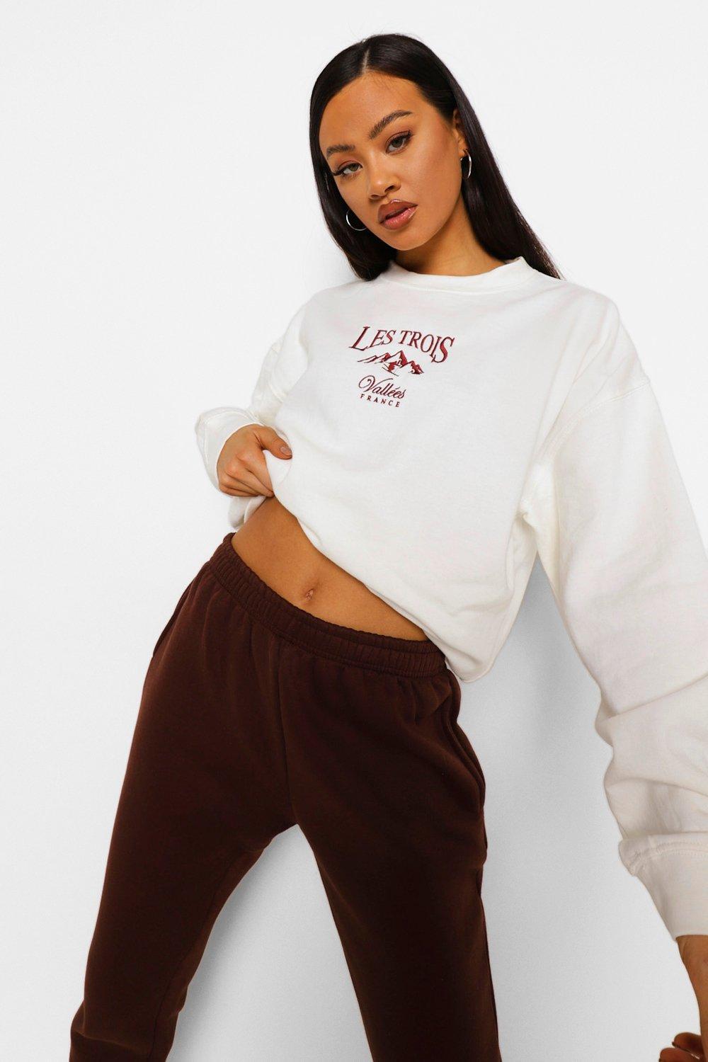 biała BLUZA OVERSIZE NAPISY