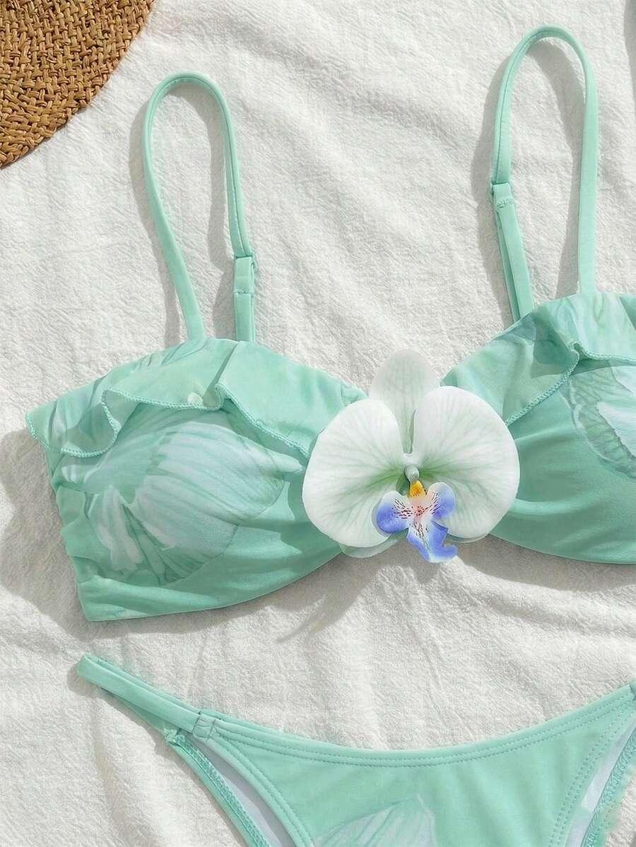 KOMPLET DWUCZĘŚCIOWY STRÓJ KĄPIELOWY SARONG
