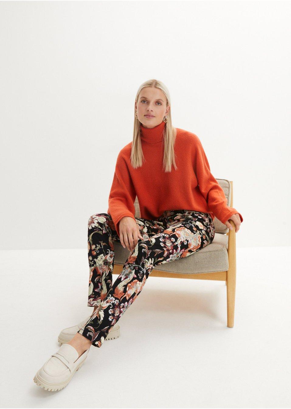 spodnie jeans wzór