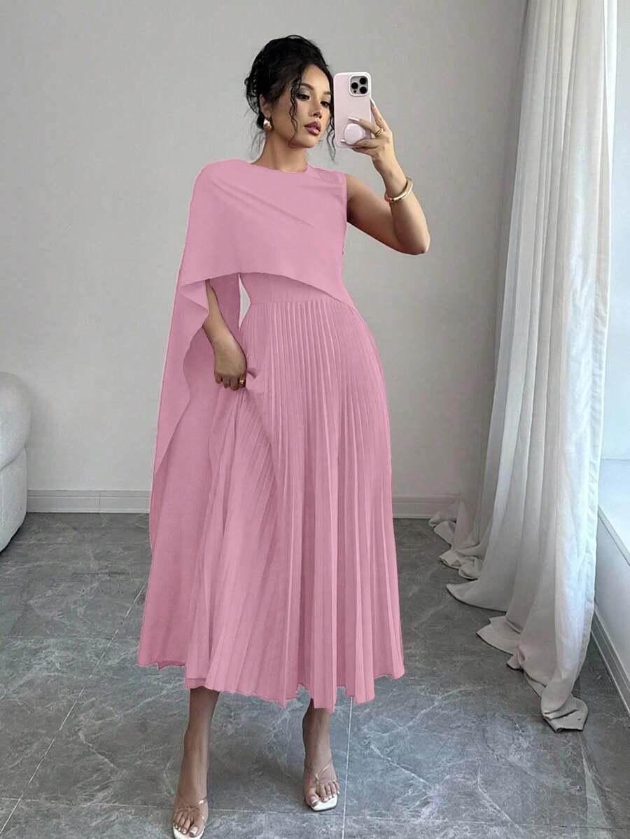 plisowana maxi sukienka
