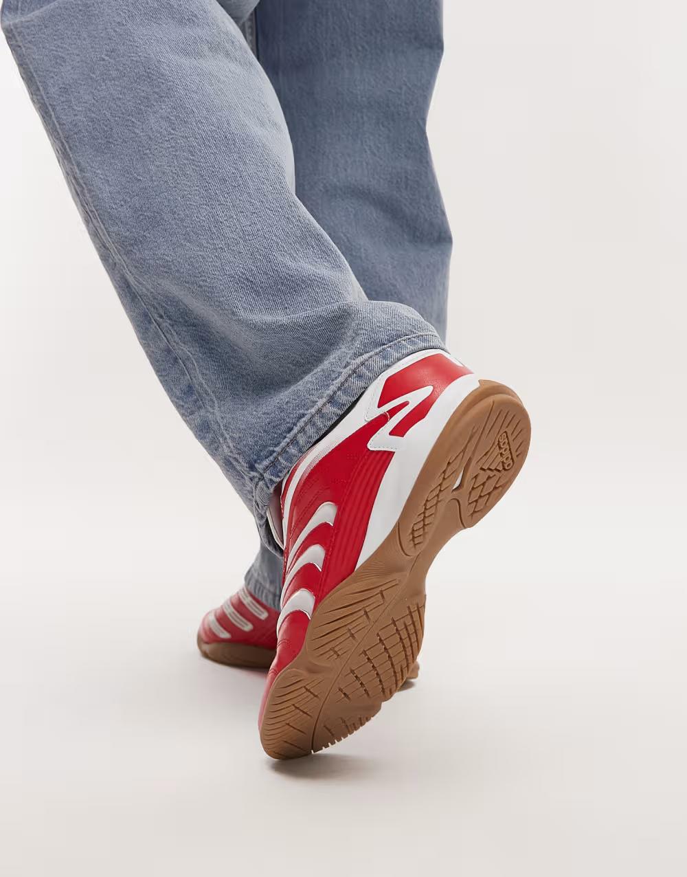 CZERWONE BUTY SPORTOWE PREDATOR SALA