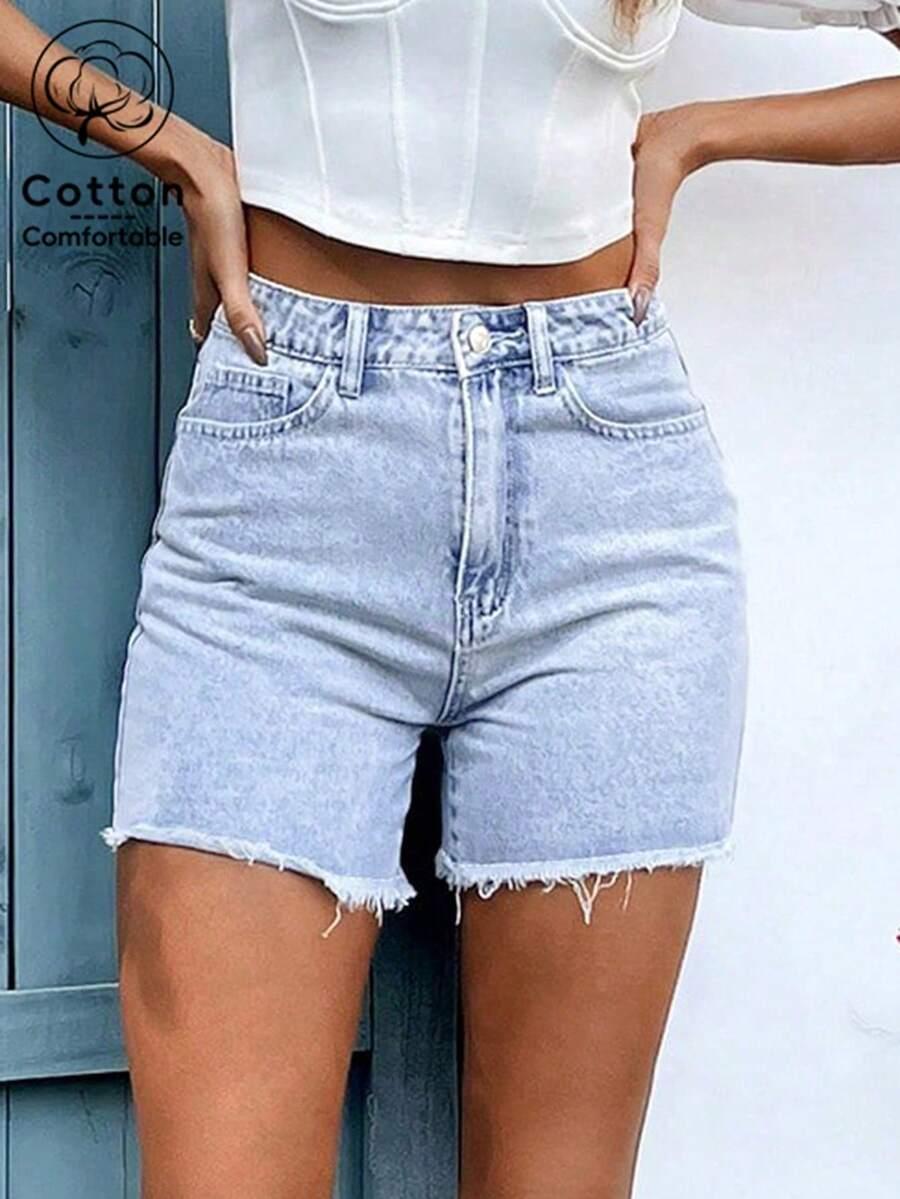 NIEBIESKIE SPODENKI JEANS