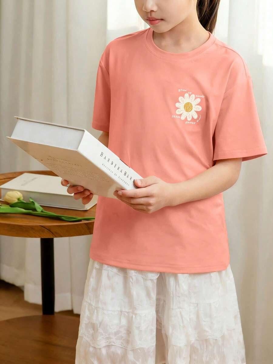 T-SHIRT Z OKRĄGŁYM DEKOLTEM