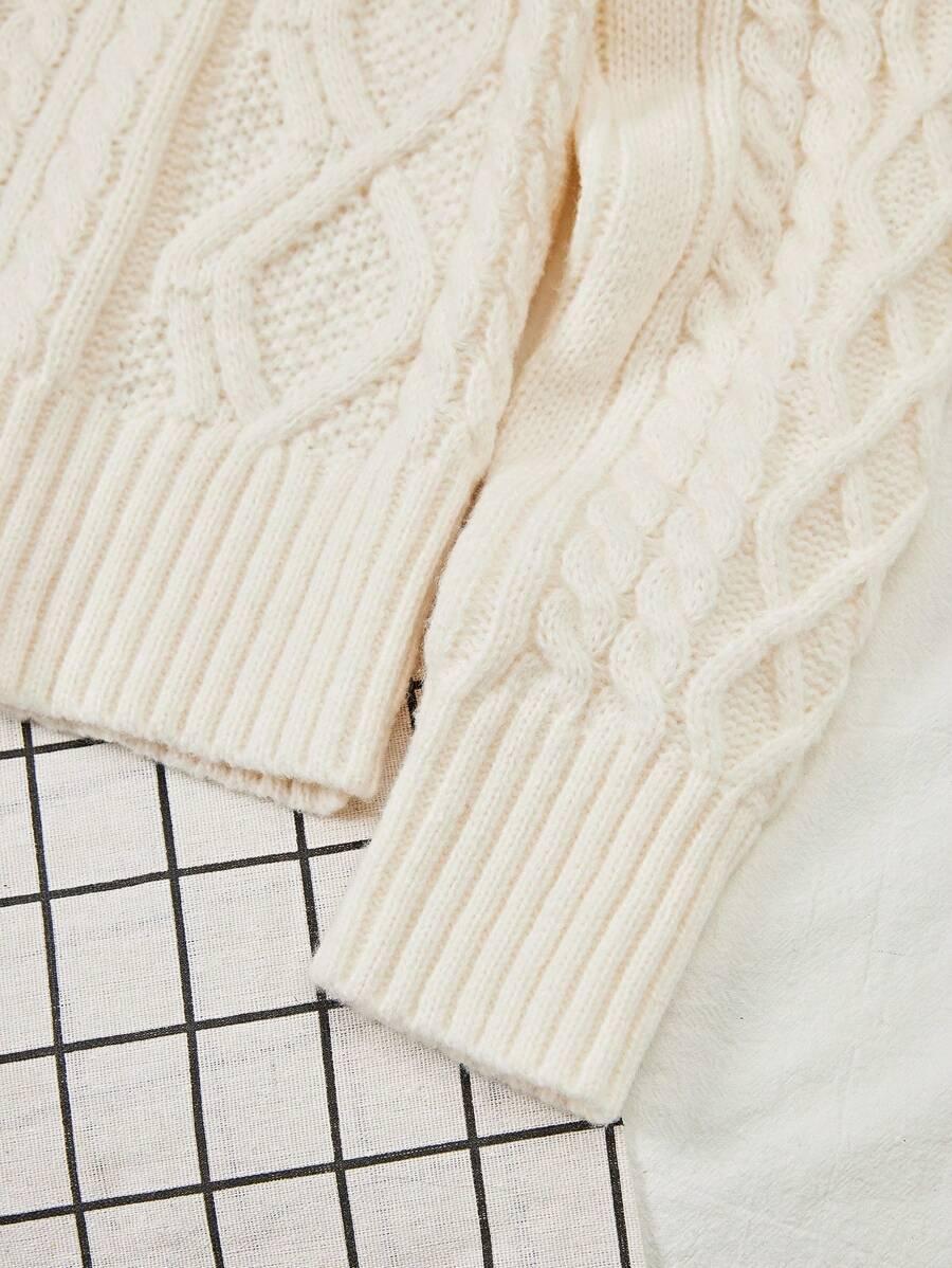 DZIANINOWY SWETER ZIP 