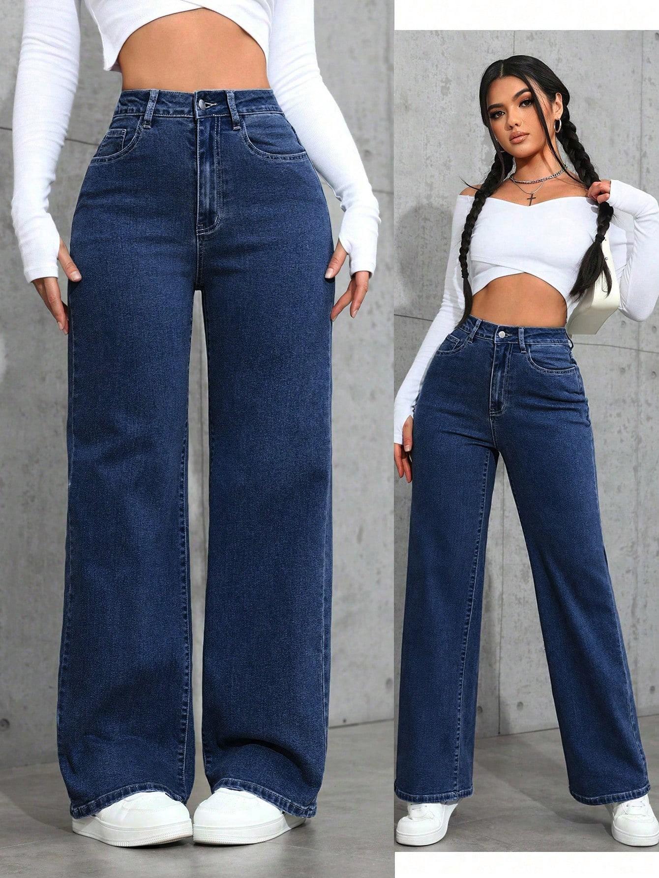 spodnie jeans prosta nogawka