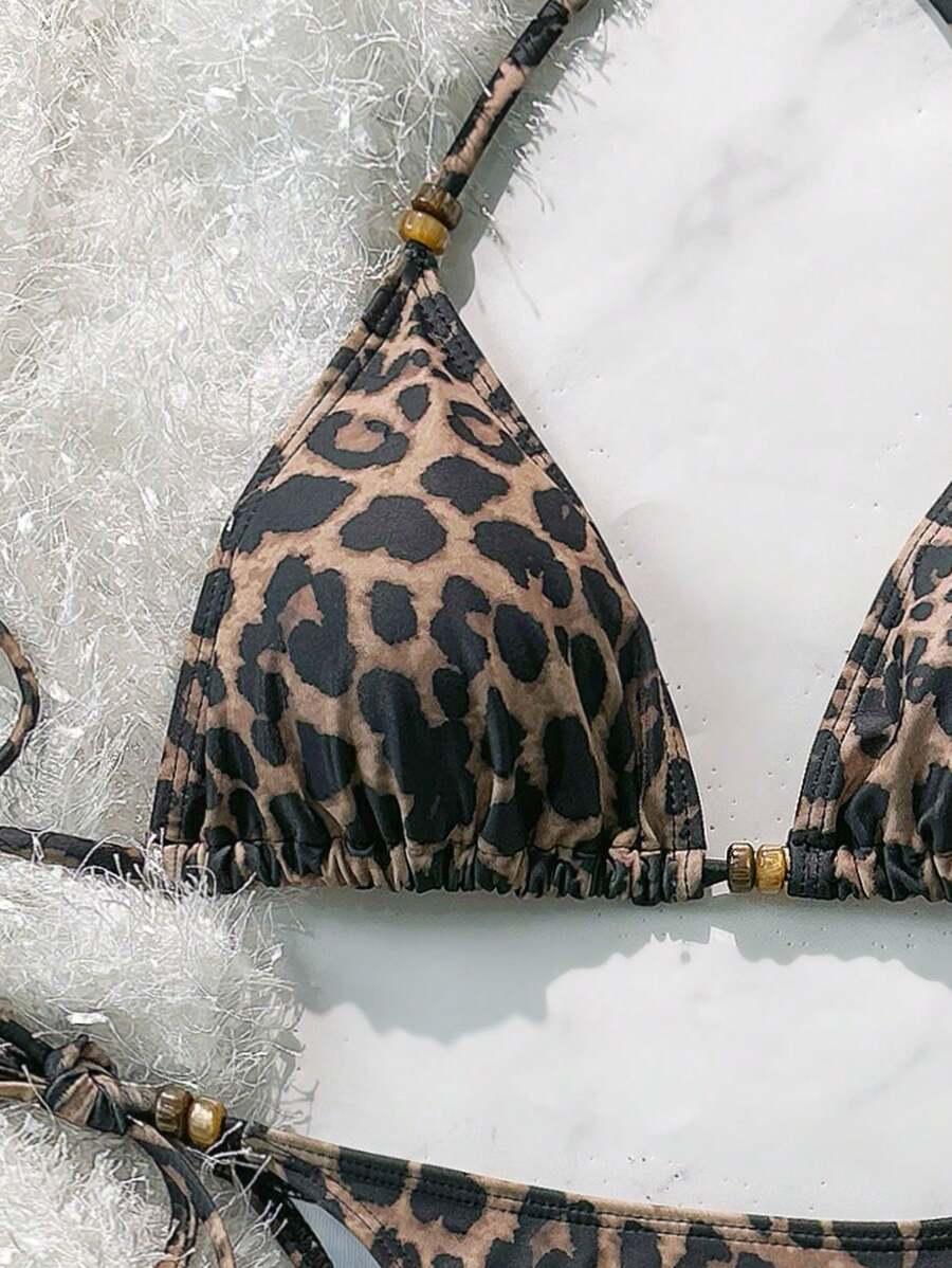 DWUCZĘŚCIOWY STRÓJ KĄPIELOWY ANIMAL PRINT