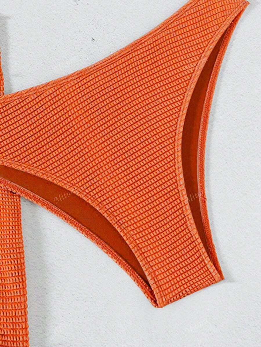 TRZYCZĘŚCIOWY KOMPLET BIKINI ZDOBIENIE