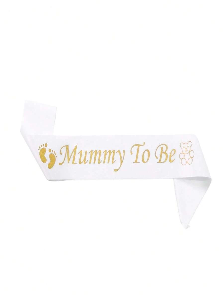 szarfy na baby shower dla rodziców 2szt 