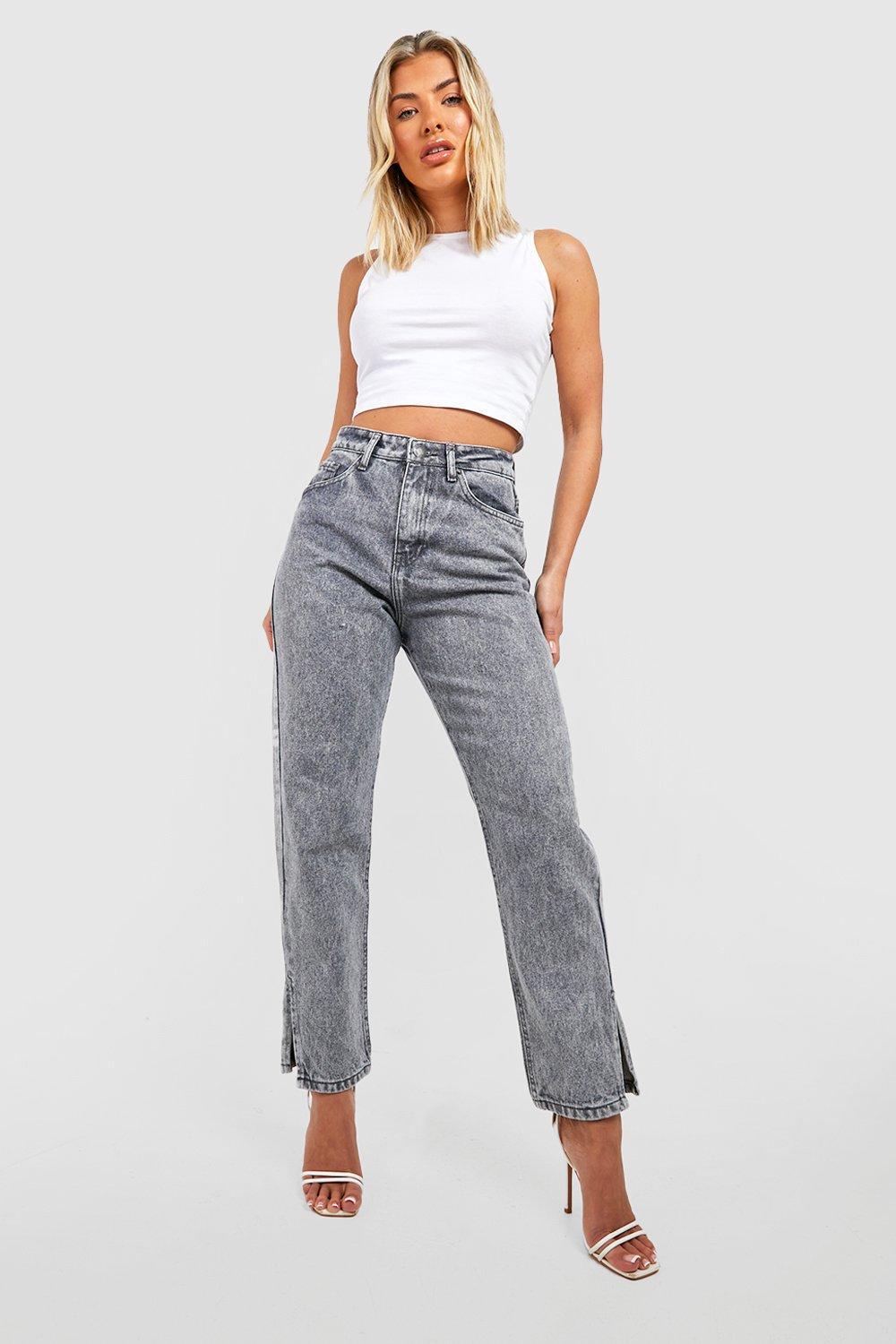 SPODNIE MOM JEANS