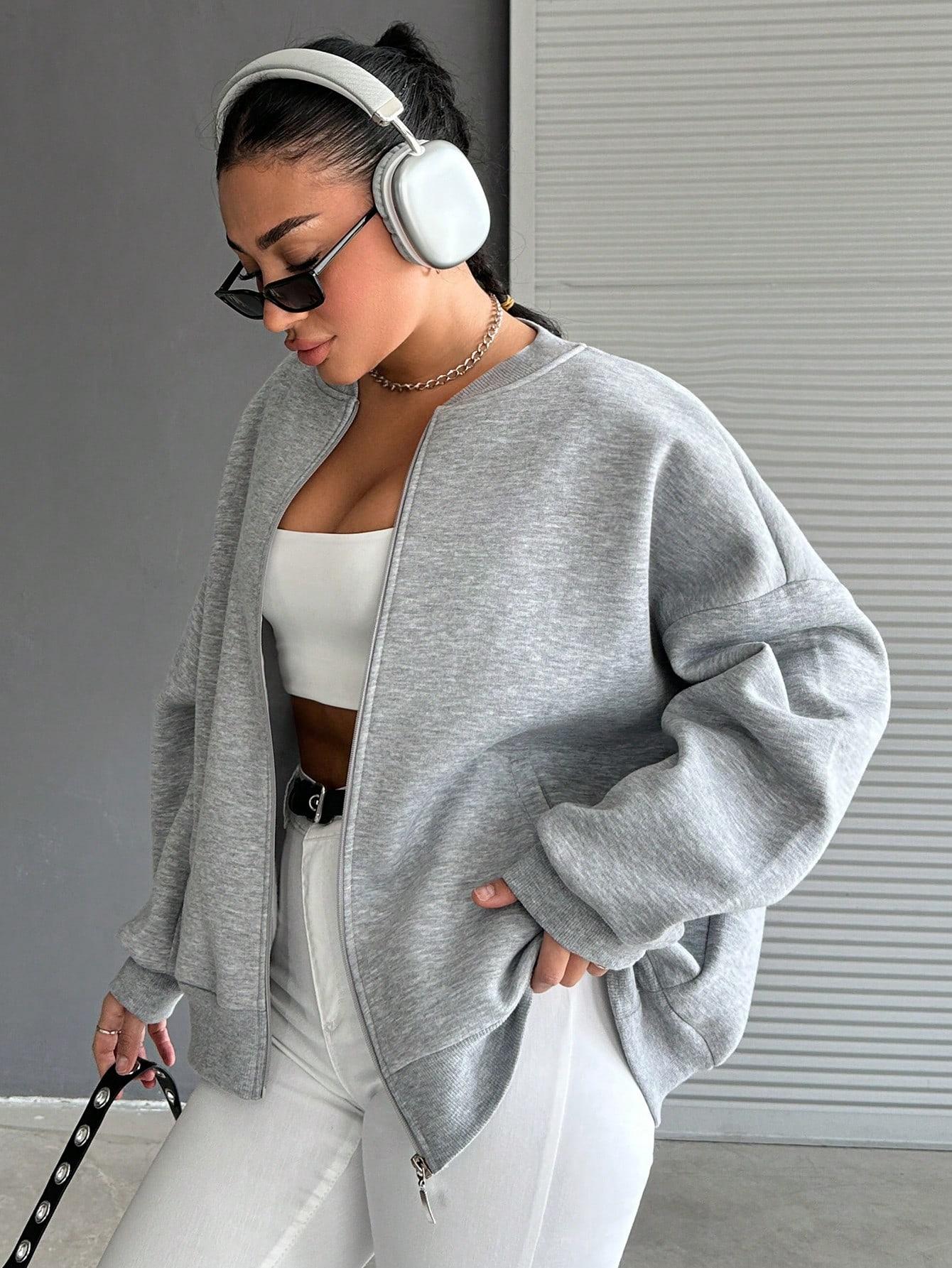BLUZA ROZPINANA BEZ KAPTURA