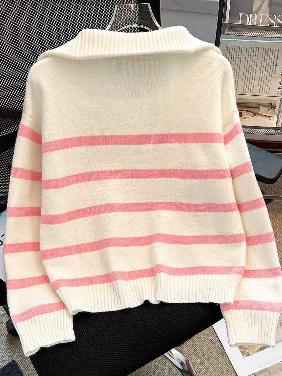 SWETER WZÓR PASKI 