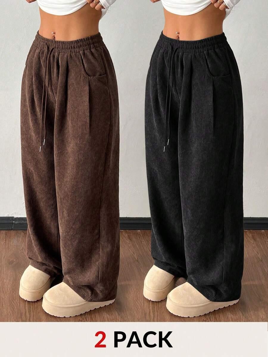 proste spodnie 2-pack