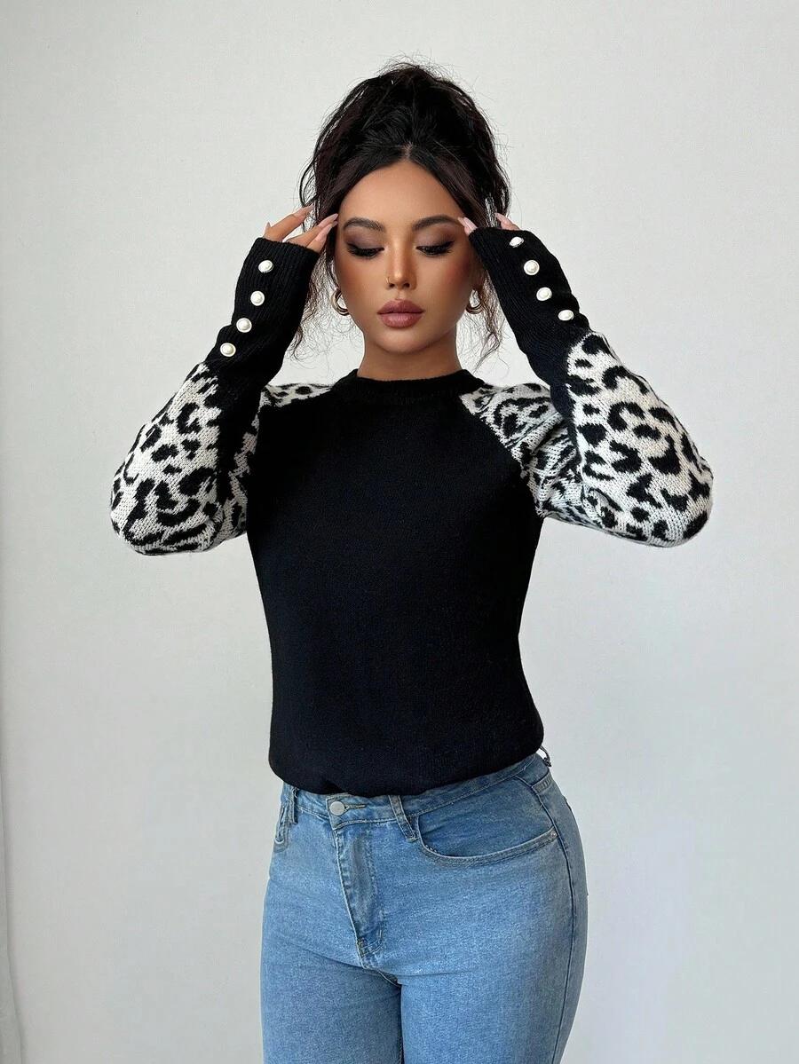 SWETER ANIMAL PRINT