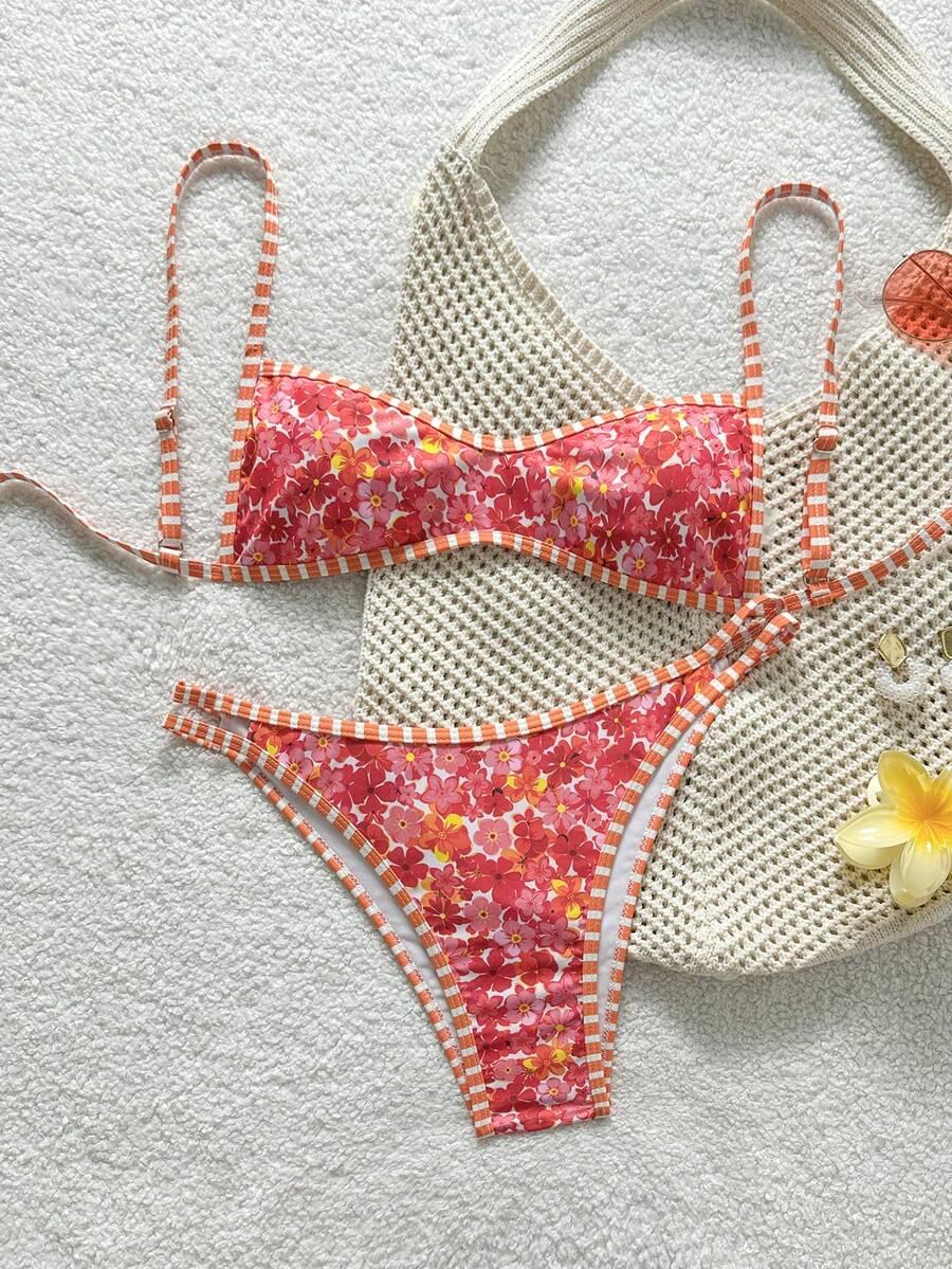 dwuczęściowy kostium kąpielowy bikini komplet
